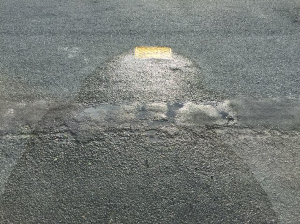 The photograph attached to this water supply report