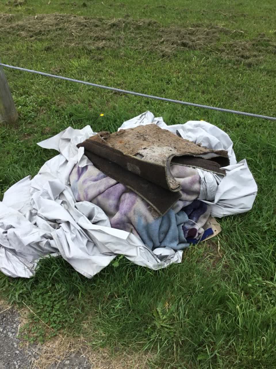 The photograph attached to this rubbish/recycling report
