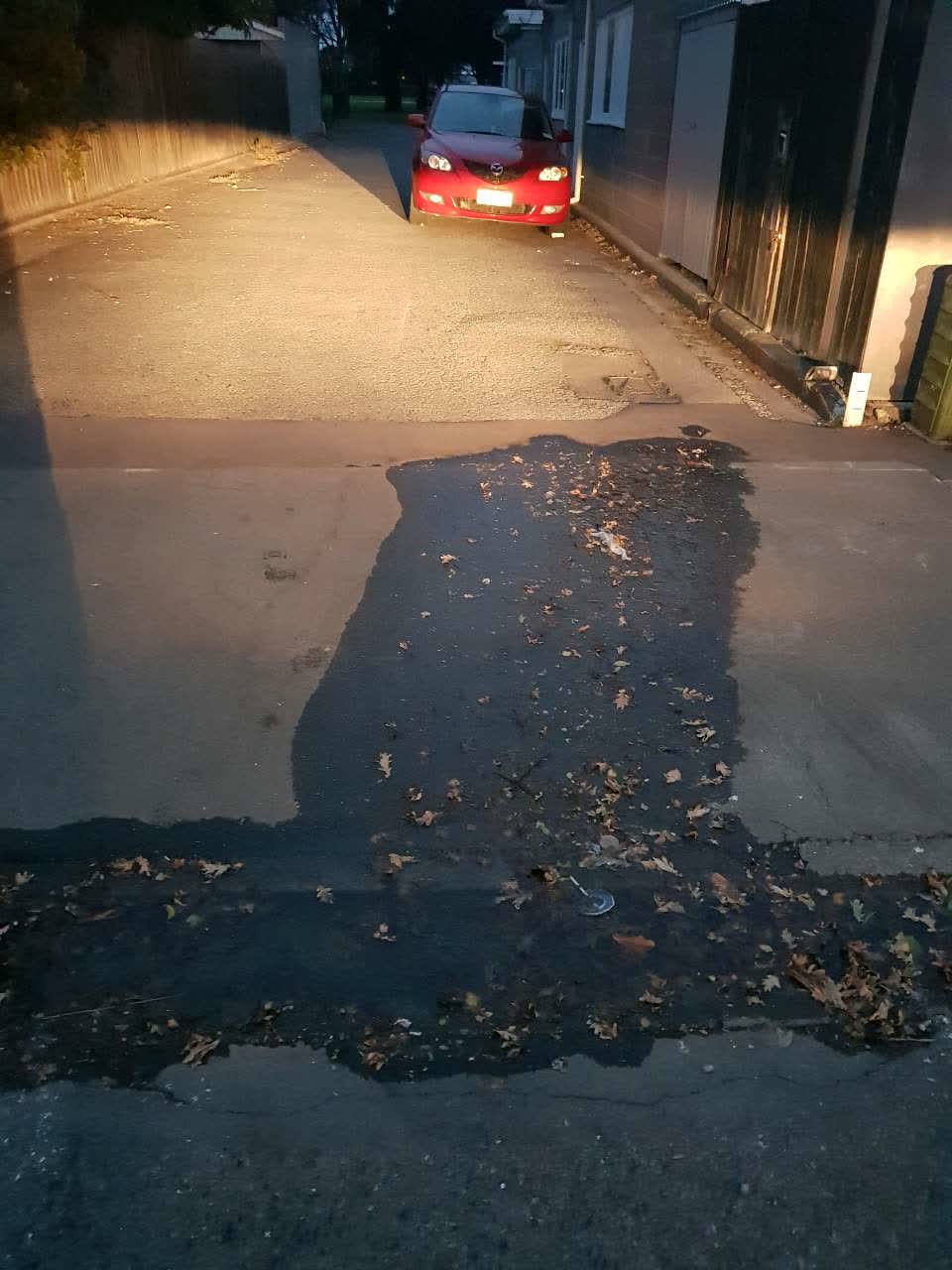 The photograph attached to this water supply report