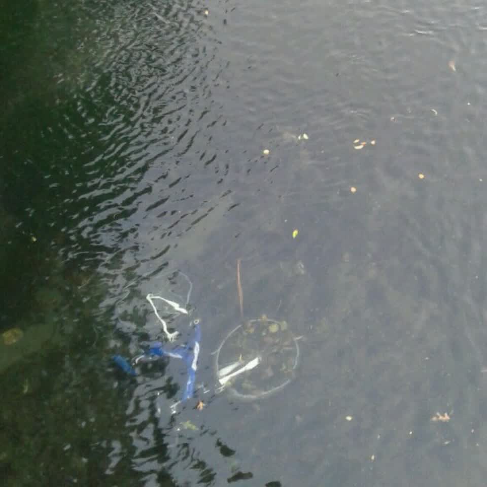 The photograph attached to this water supply report