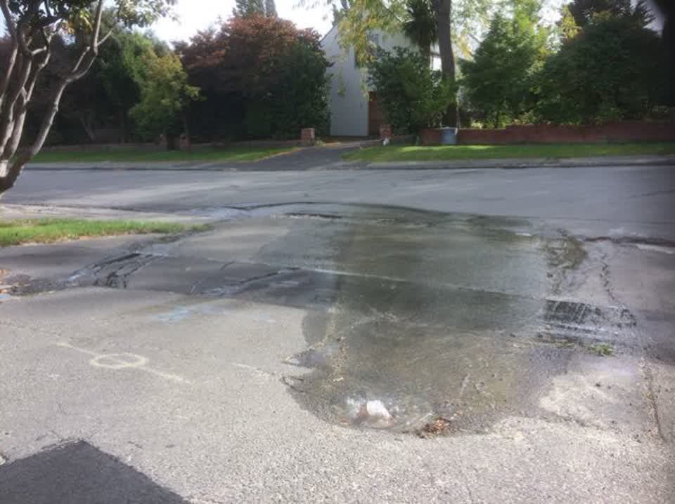 The photograph attached to this water supply report