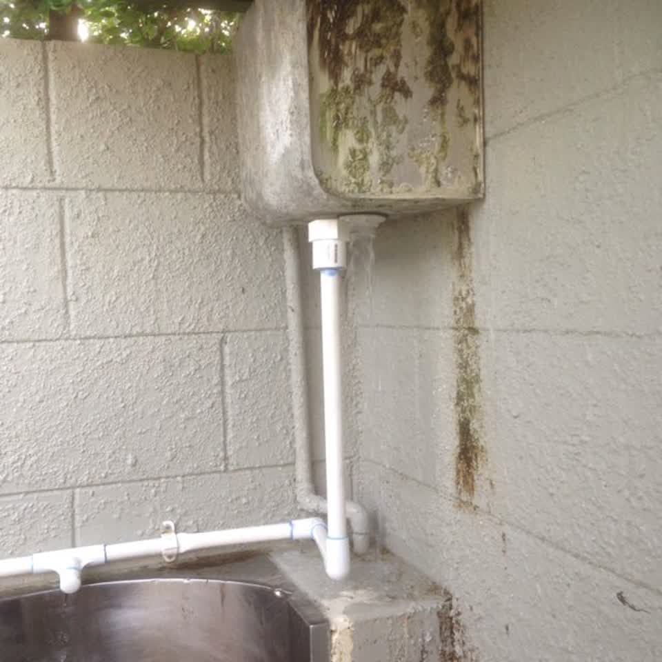 The photograph attached to this flooding report