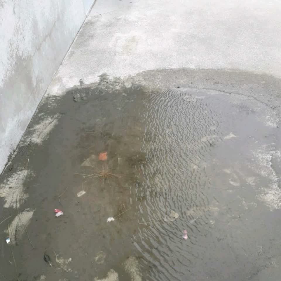 The photograph attached to this wastewater/stormwater report