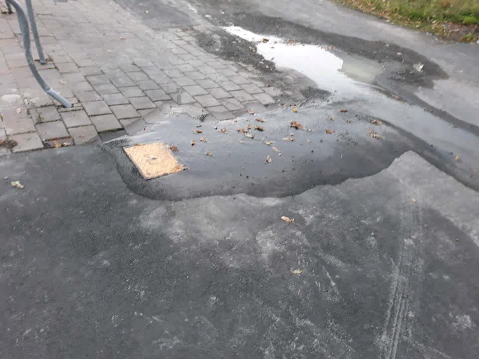 The photograph attached to this wastewater/stormwater report