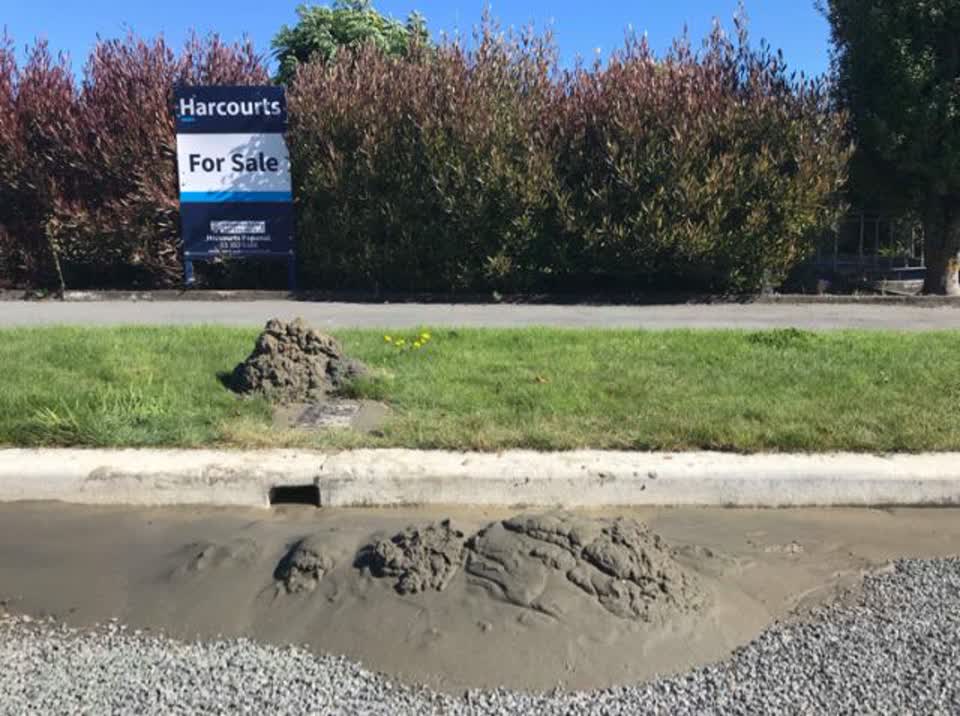 The photograph attached to this wastewater/stormwater report