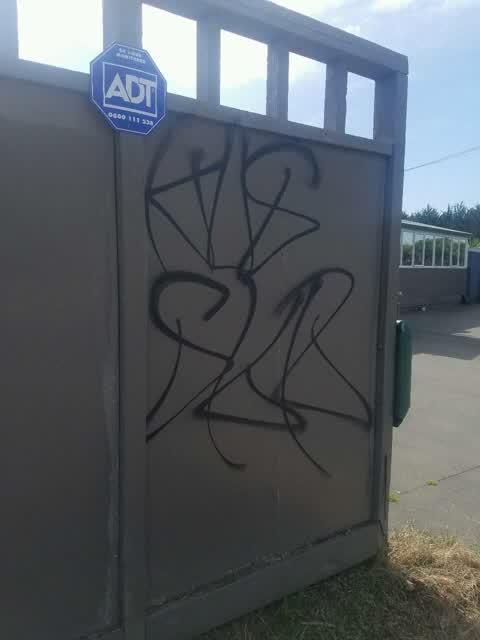 Graffiti, a report photo