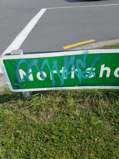 Graffiti, a report photo
