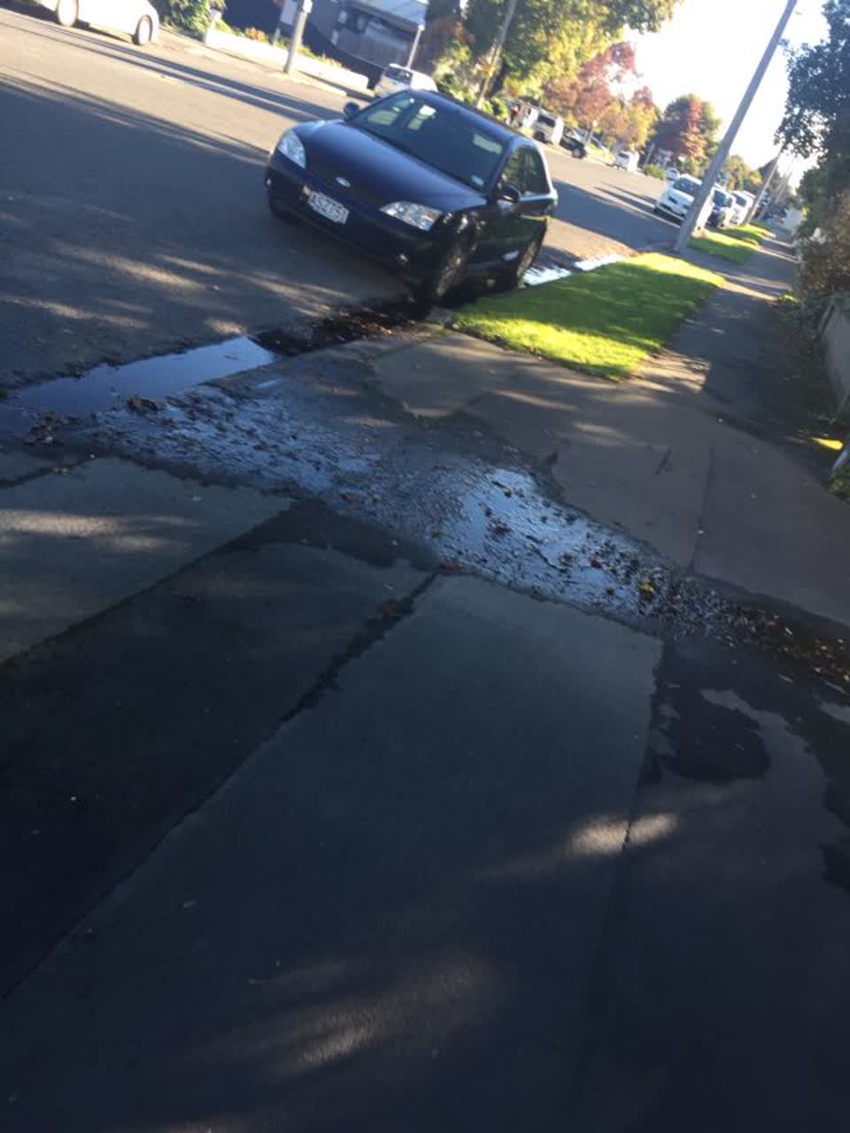 The photograph attached to this water supply report