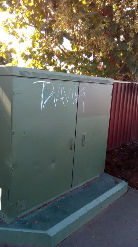 Graffiti, a report photo