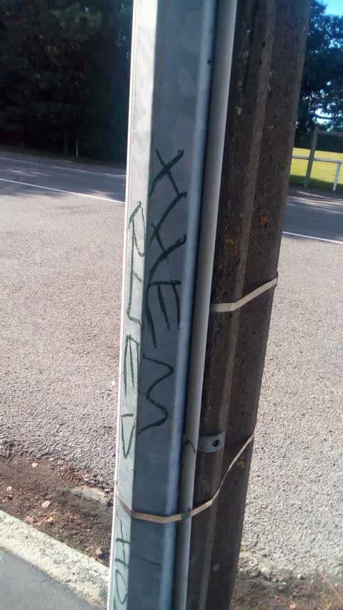 Graffiti, a report photo