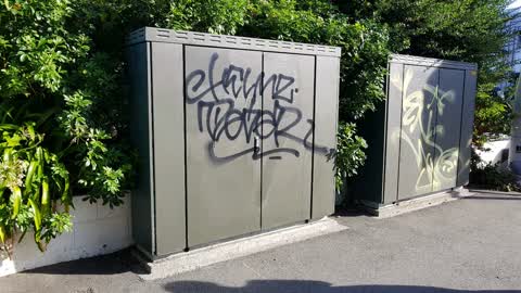 Graffiti, a report photo