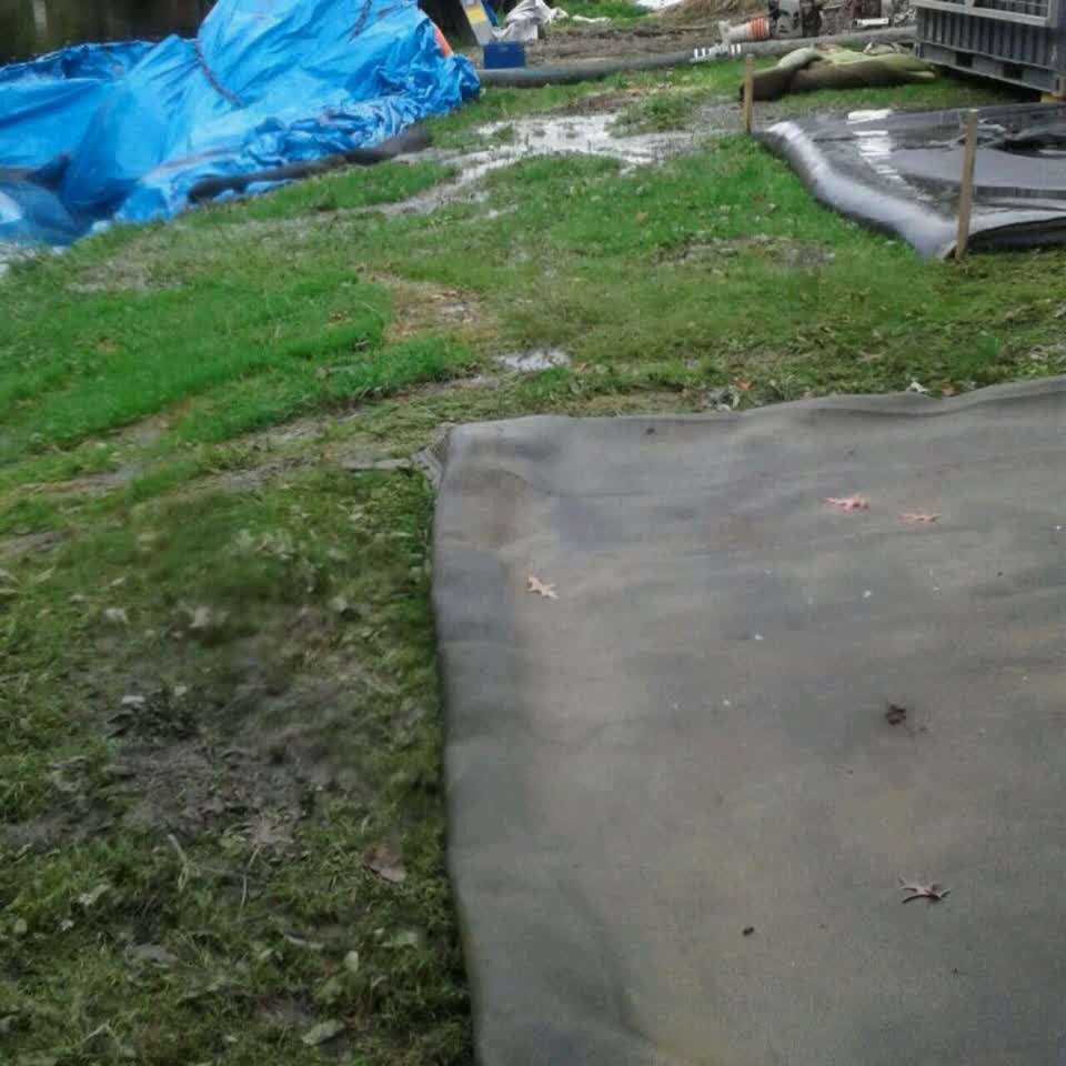 The photograph attached to this wastewater/stormwater report