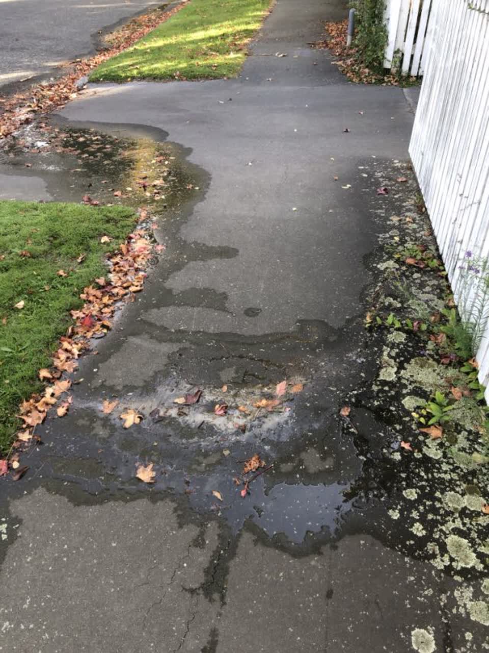 The photograph attached to this water supply report