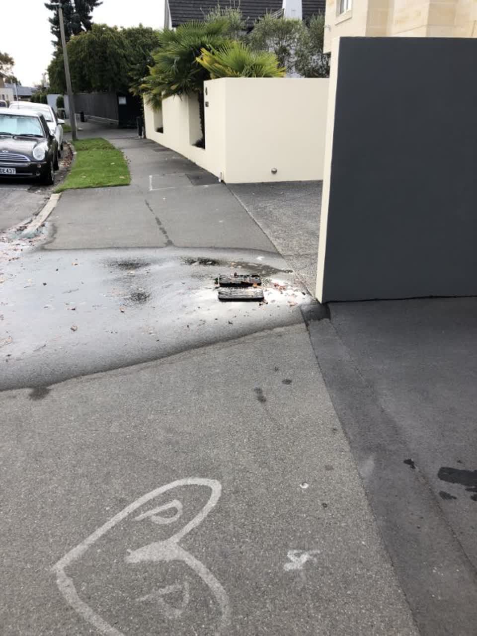 The photograph attached to this water supply report
