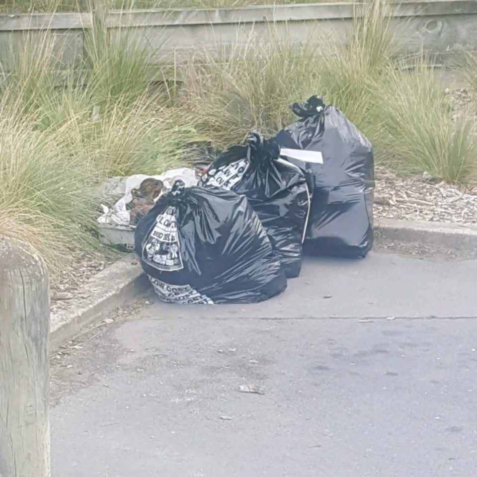 The photograph attached to this rubbish/recycling report