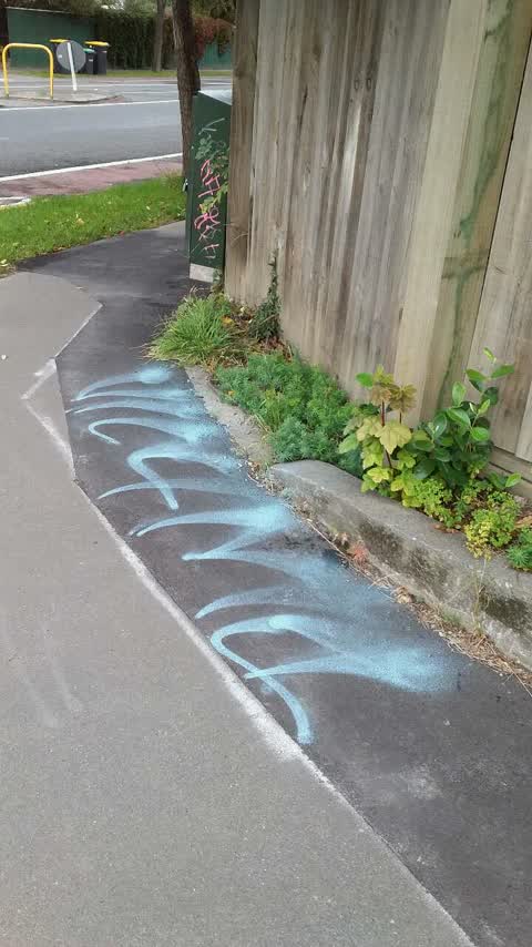 Graffiti, a report photo