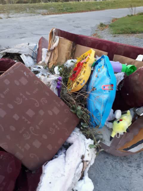 Rubbish/Recycling, a report photo