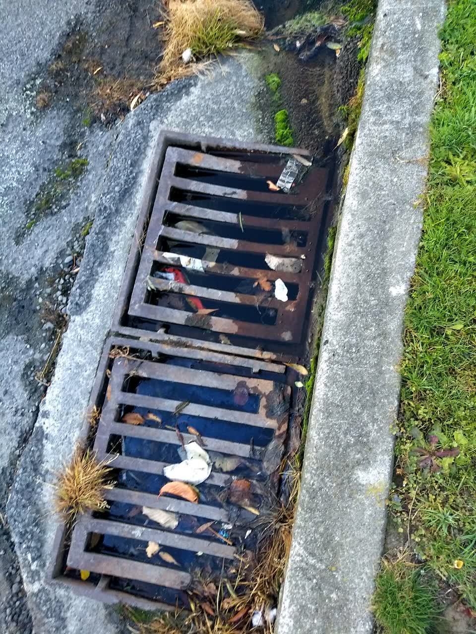 The photograph attached to this wastewater/stormwater report
