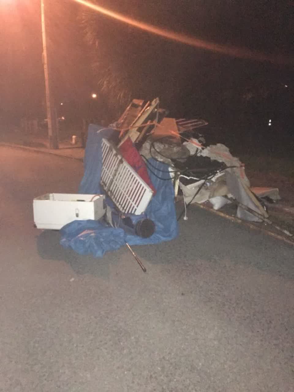 The photograph attached to this rubbish/recycling report