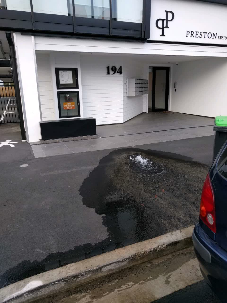 The photograph attached to this water supply report