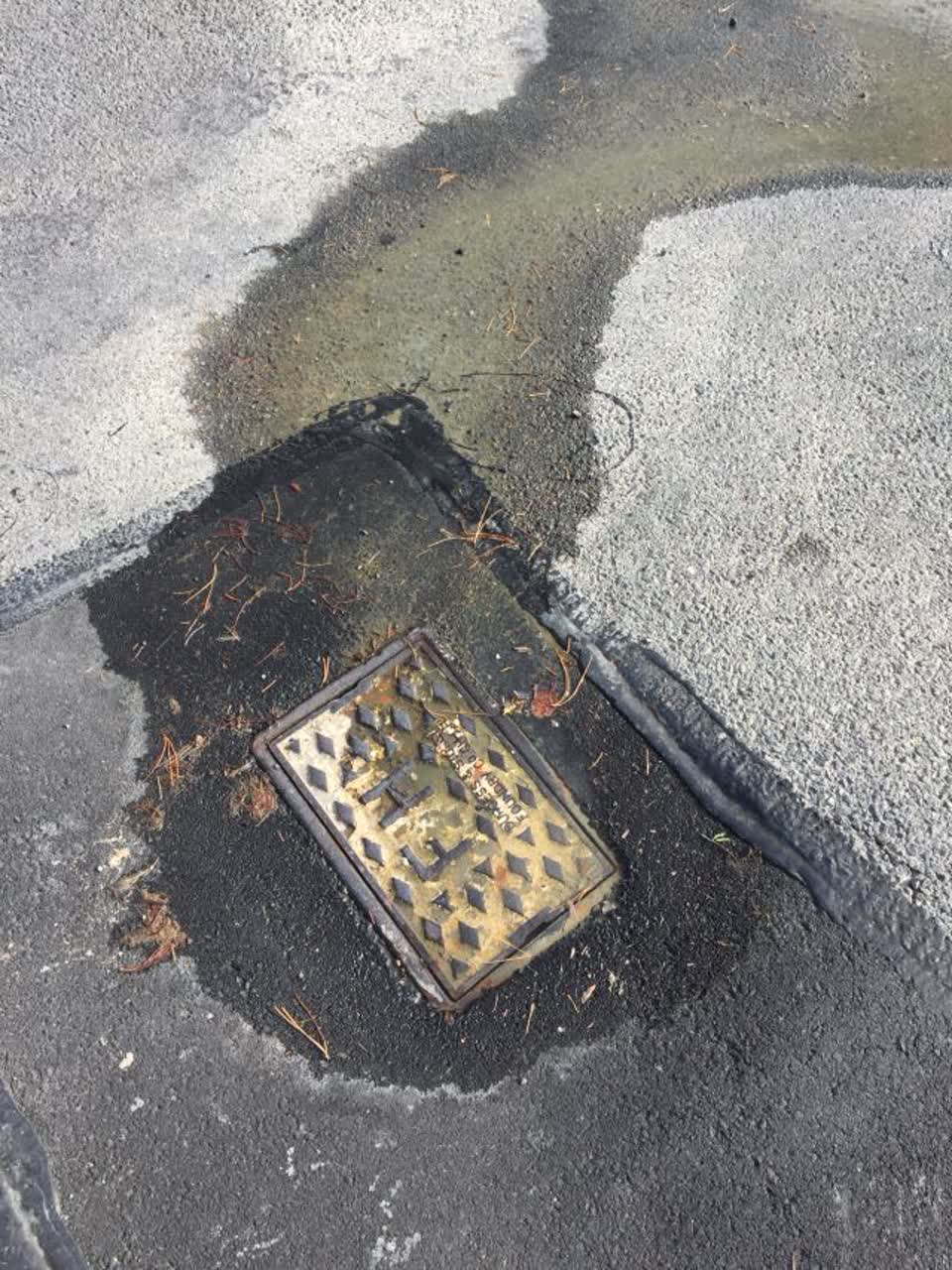 The photograph attached to this water supply report