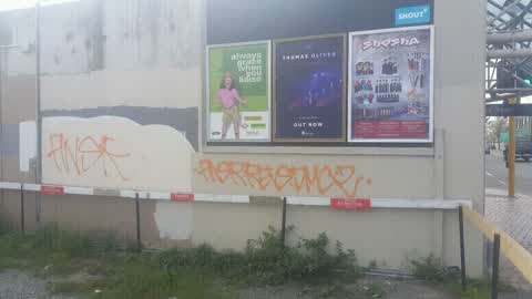 Graffiti, a report photo