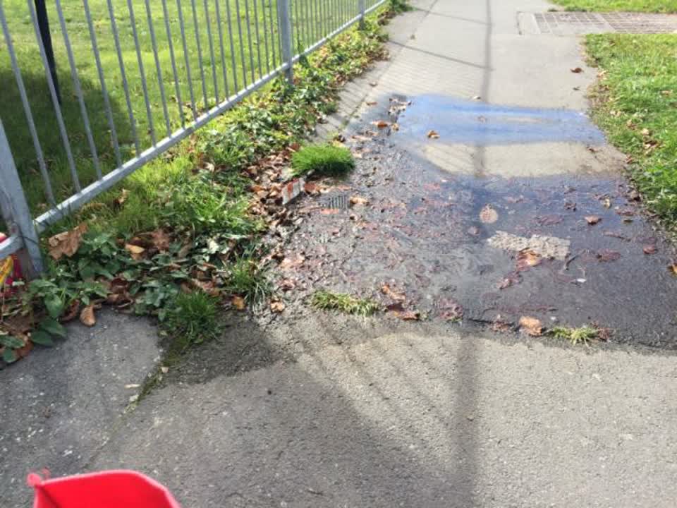 The photograph attached to this water supply report