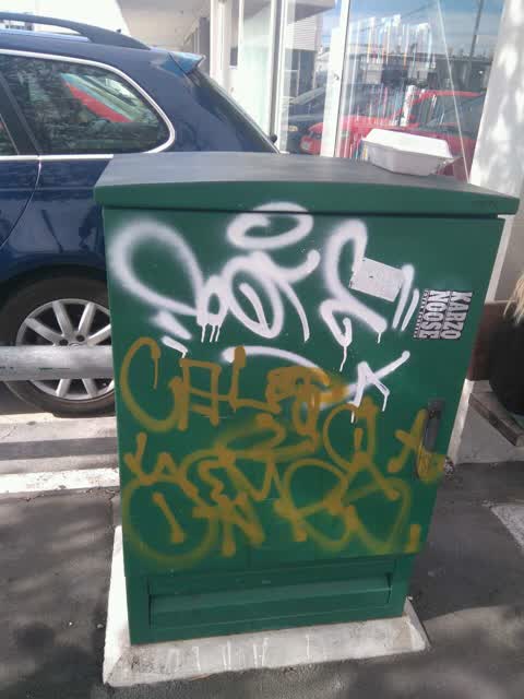 Graffiti, a report photo