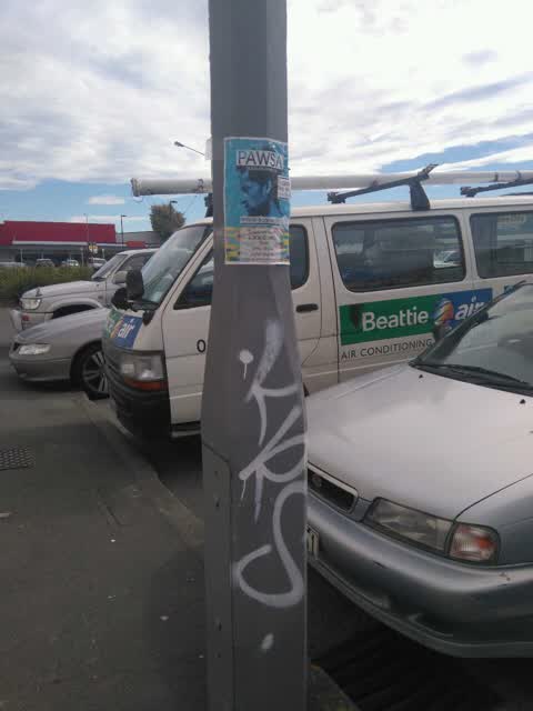 Graffiti, a report photo