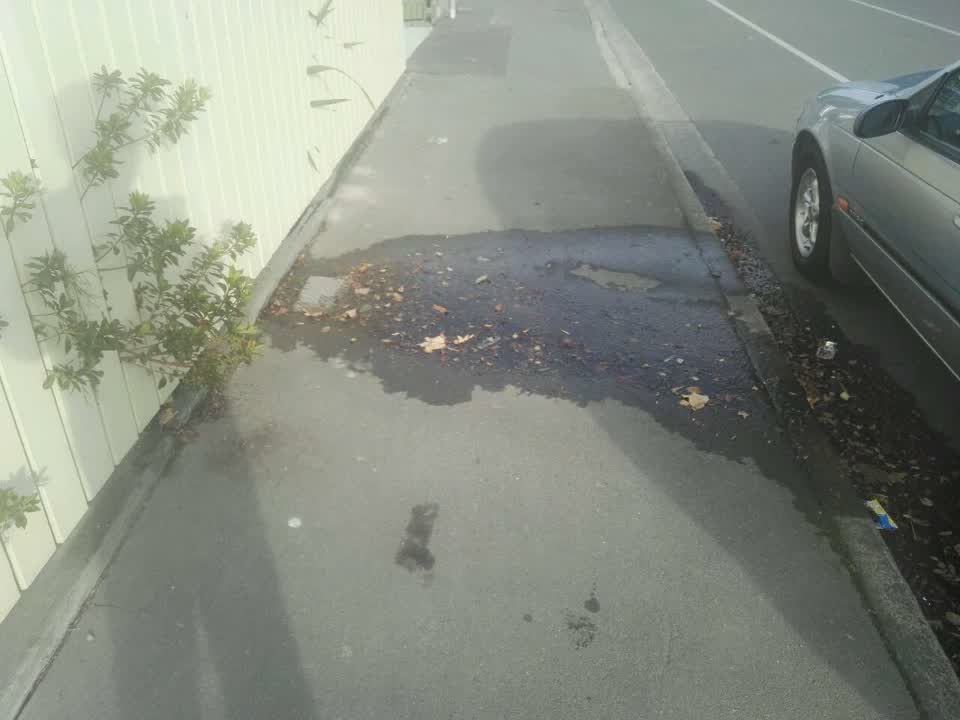 The photograph attached to this water supply report