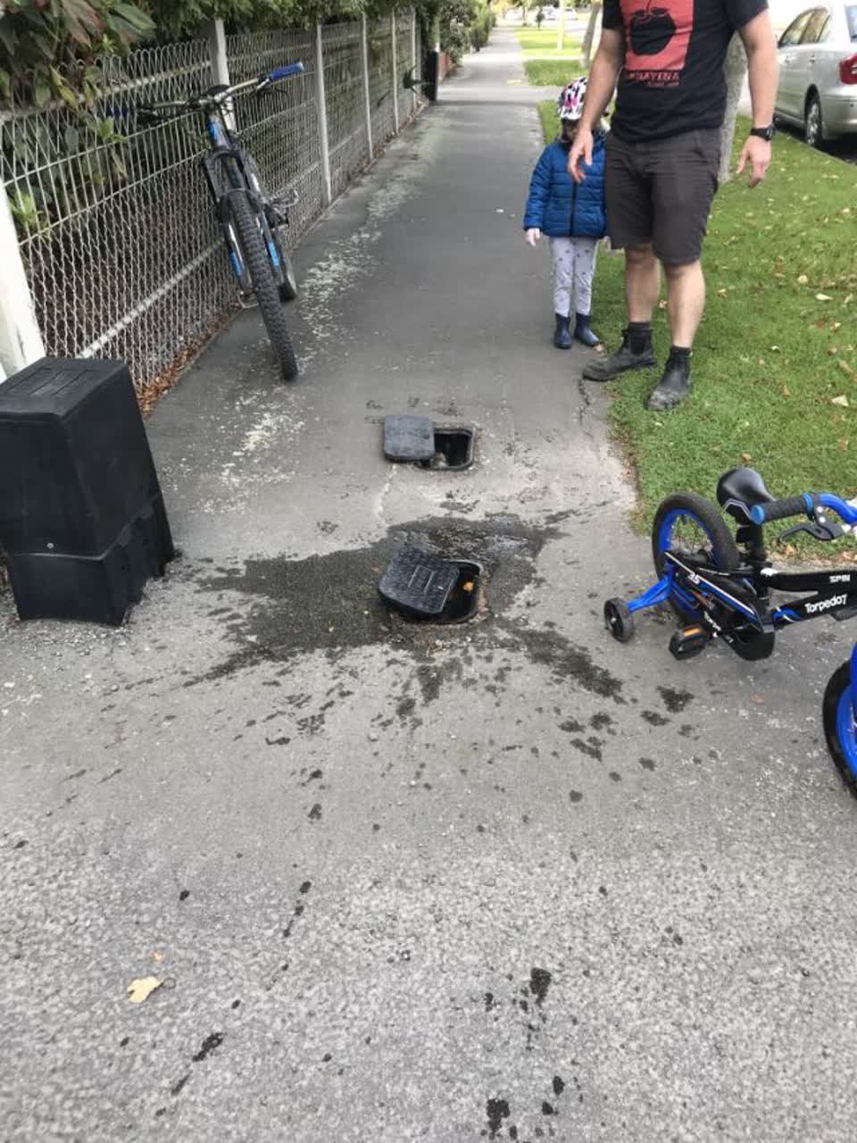 The photograph attached to this water supply report