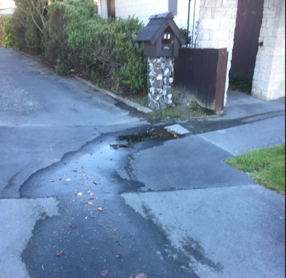 The photograph attached to this water supply report