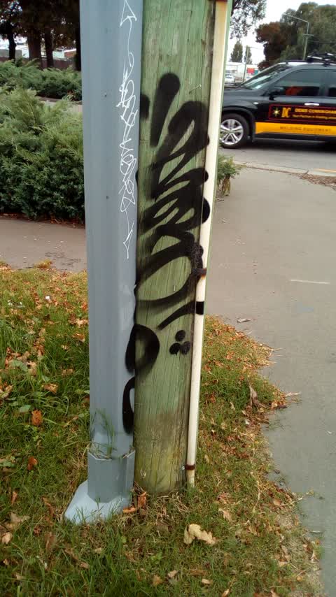 Graffiti, a report photo