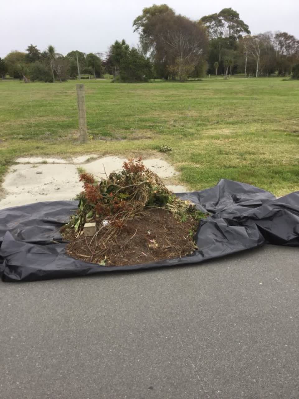 The photograph attached to this rubbish/recycling report