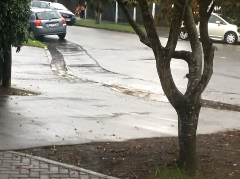 The photograph attached to this wastewater/stormwater report