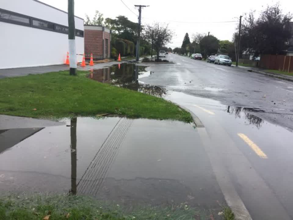 The photograph attached to this wastewater/stormwater report