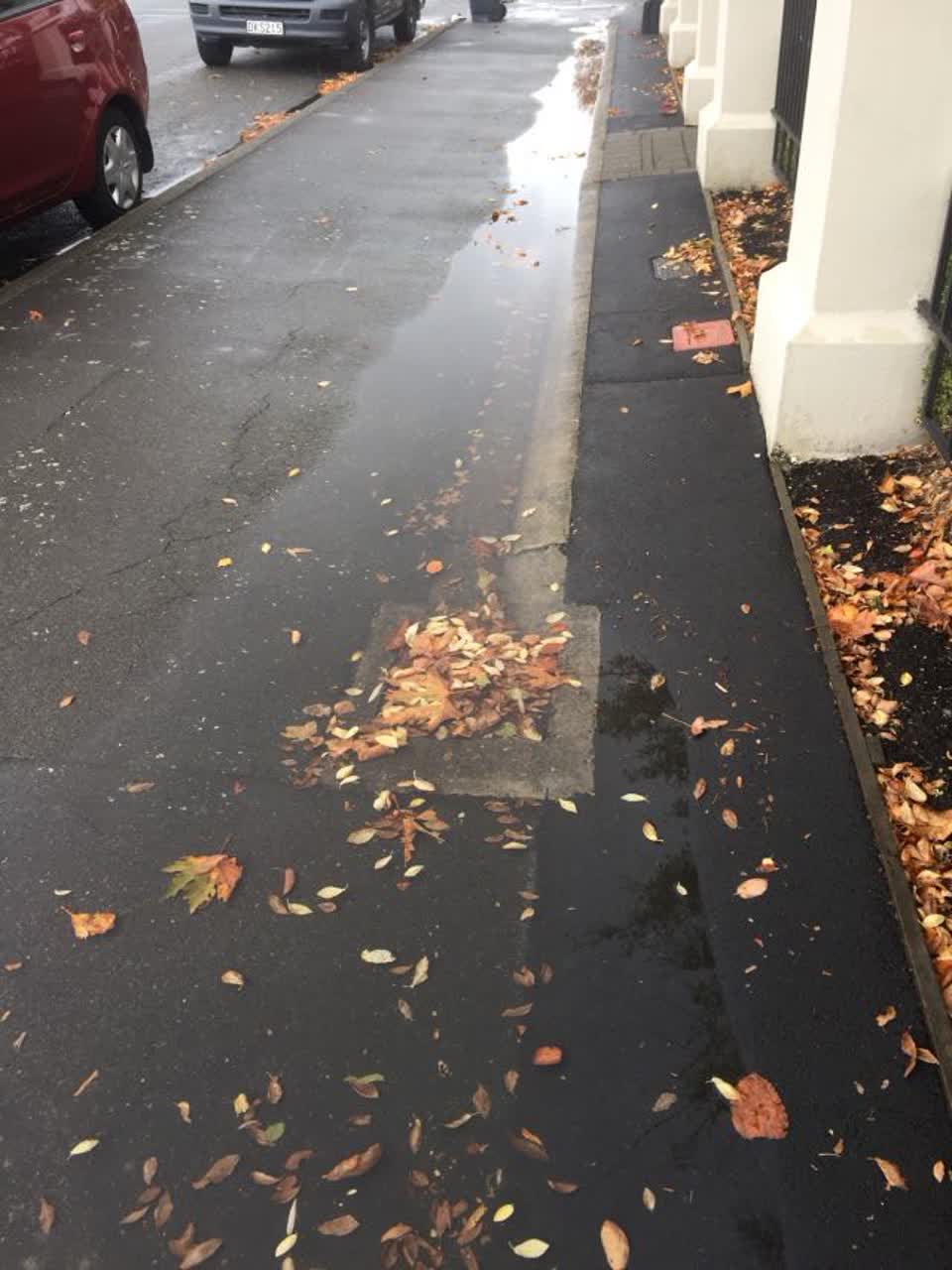 The photograph attached to this wastewater/stormwater report