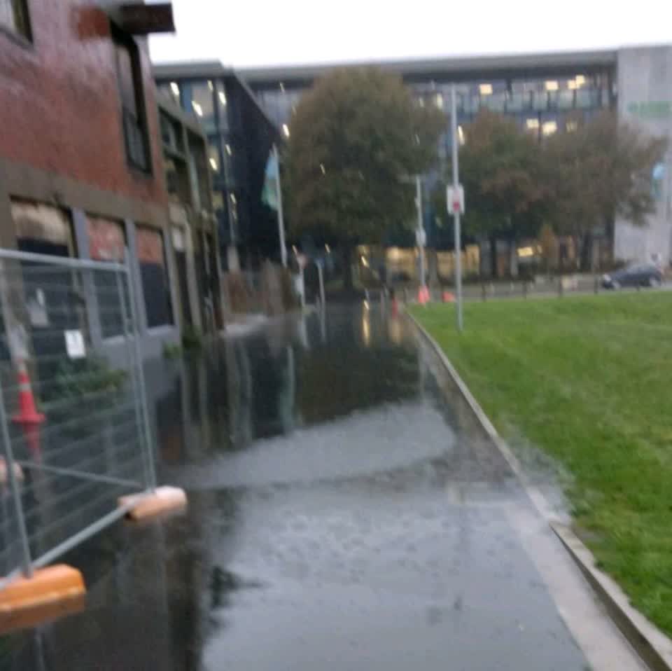 The photograph attached to this wastewater/stormwater report