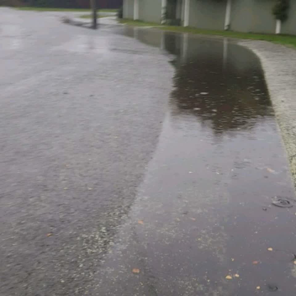 The photograph attached to this wastewater/stormwater report