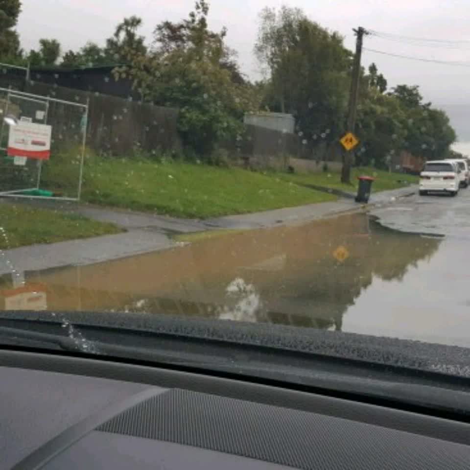 The photograph attached to this flooding report