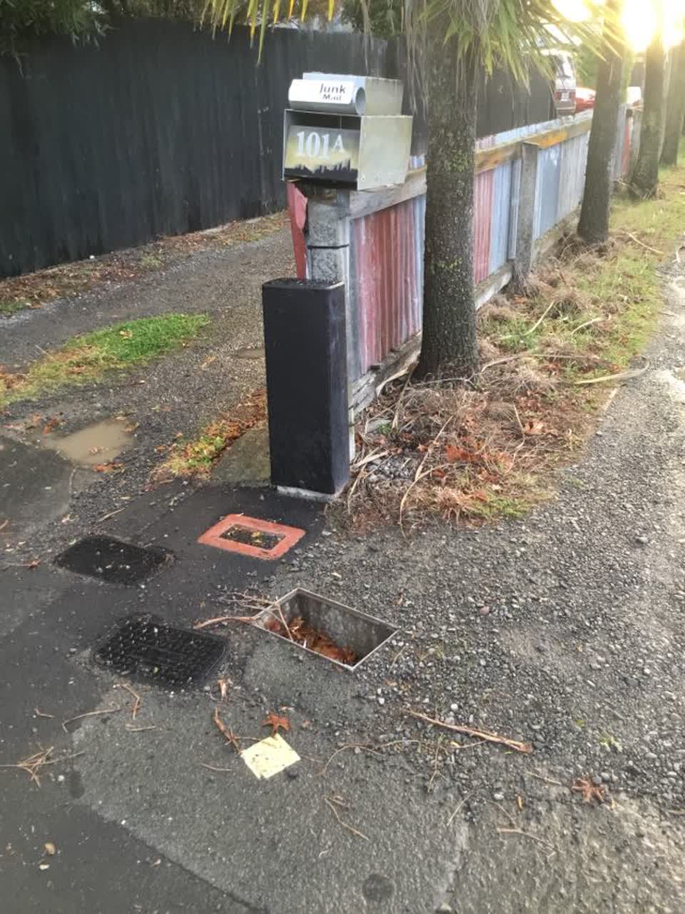 The photograph attached to this water supply report