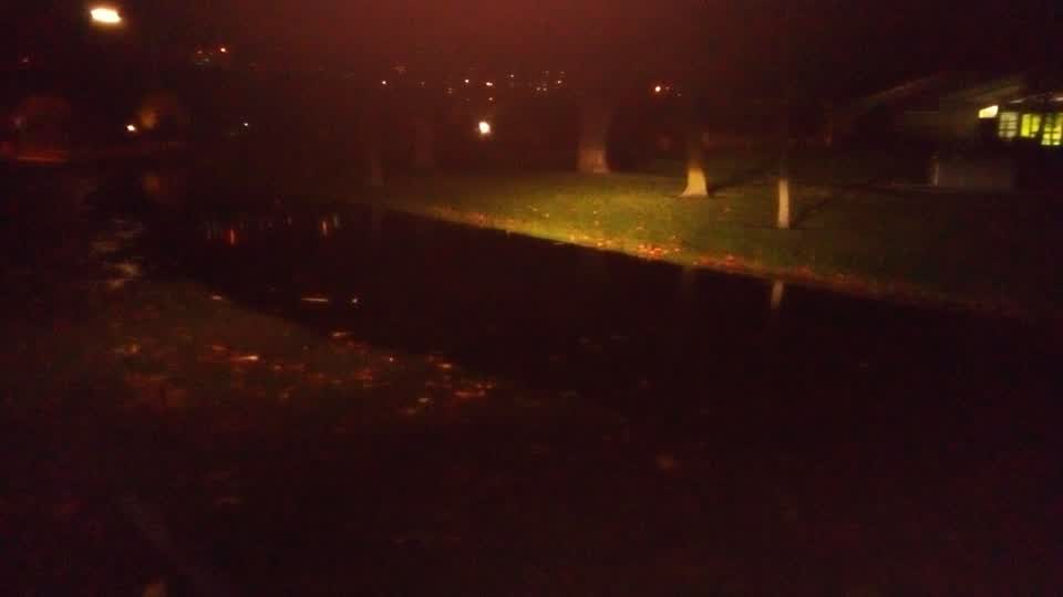 The photograph attached to this flooding report