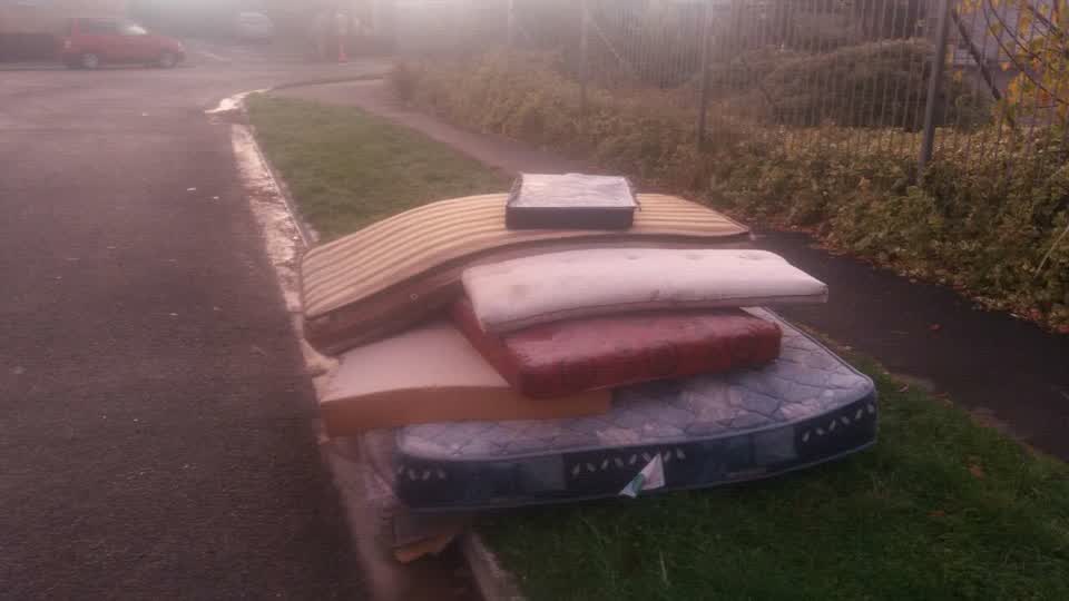 The photograph attached to this rubbish/recycling report