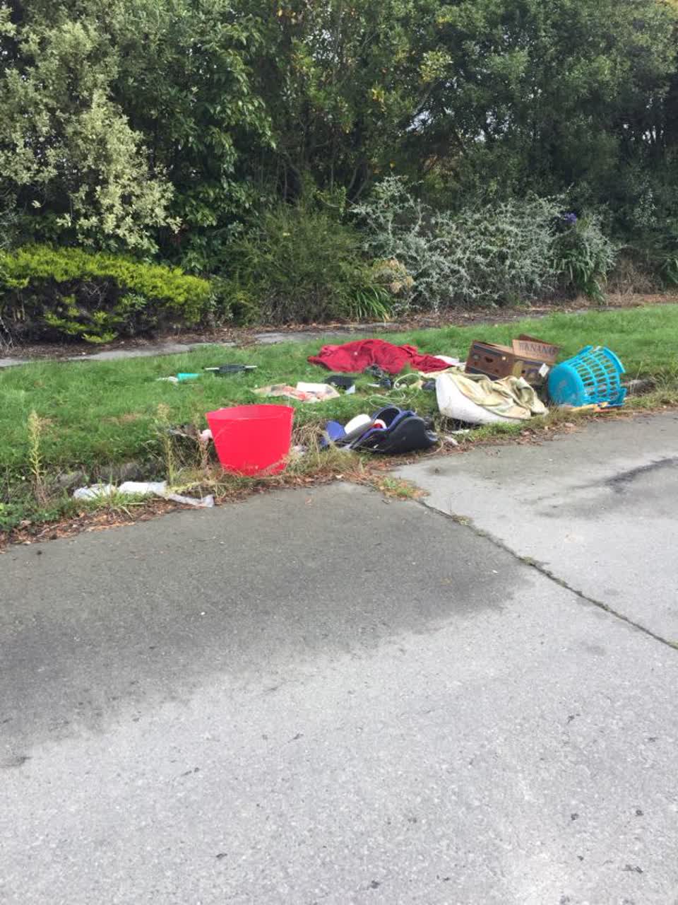 The photograph attached to this rubbish/recycling report