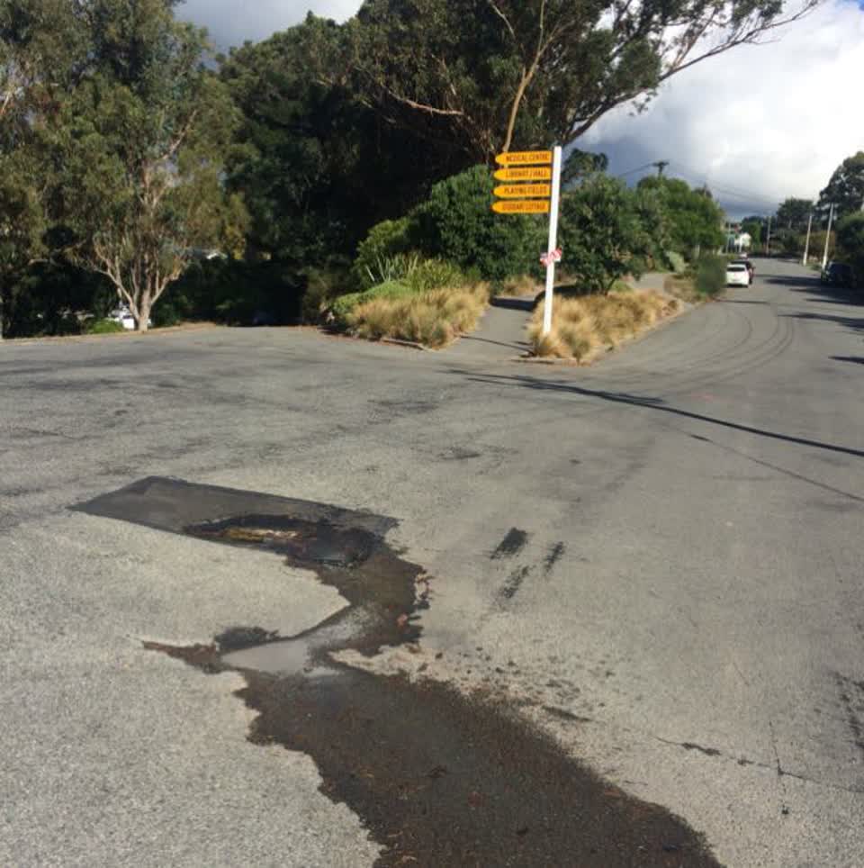 The photograph attached to this water supply report