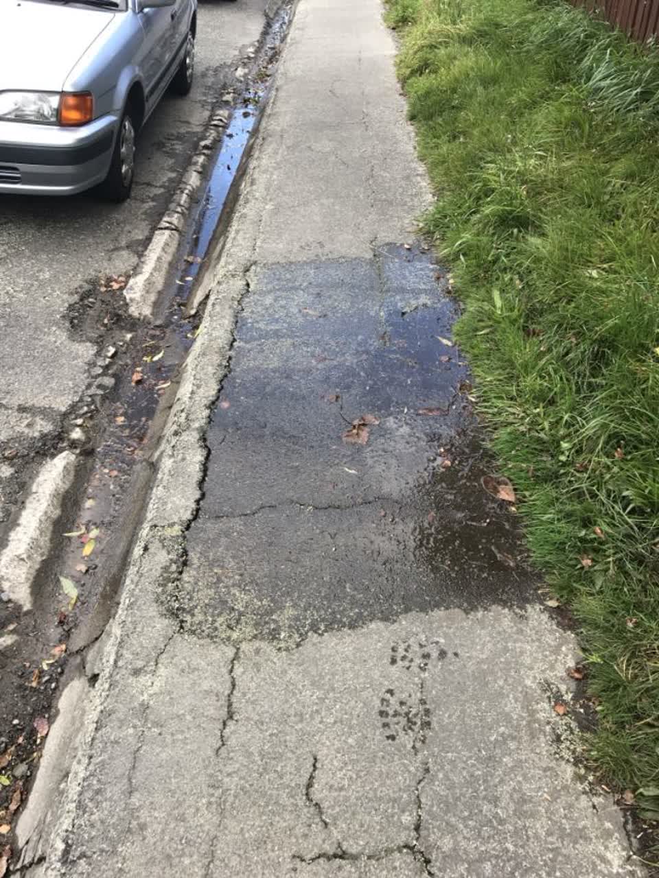 The photograph attached to this water supply report