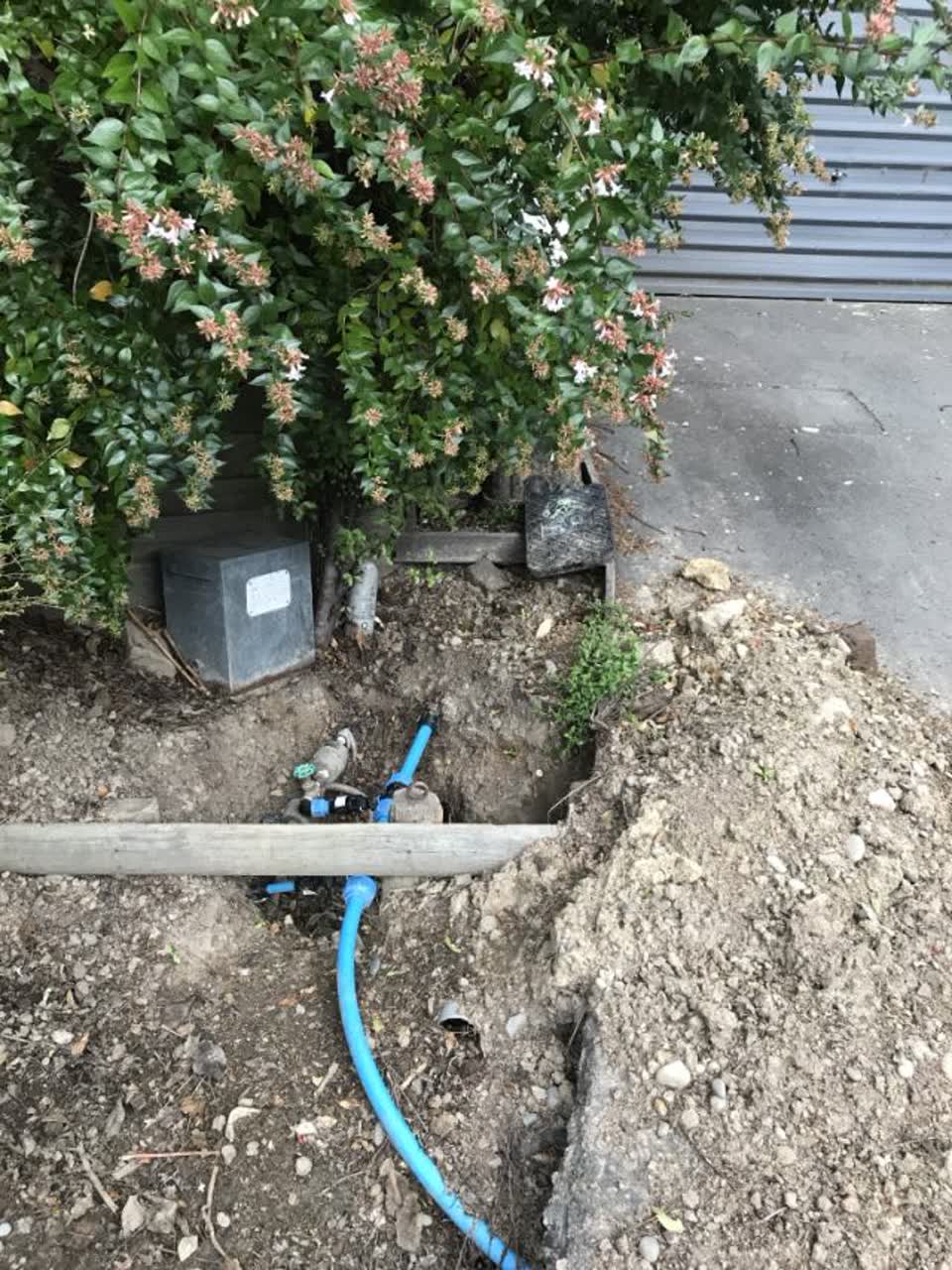 The photograph attached to this water supply report