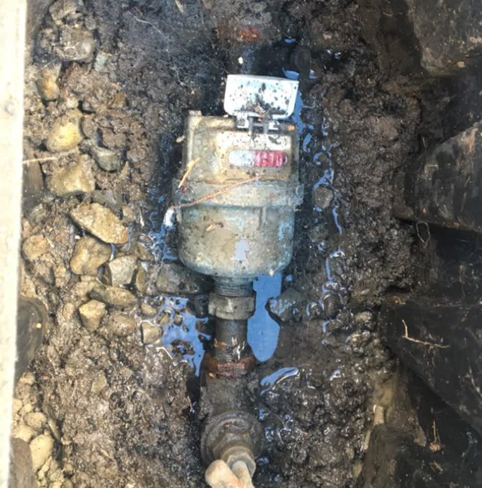 The photograph attached to this wastewater/stormwater report