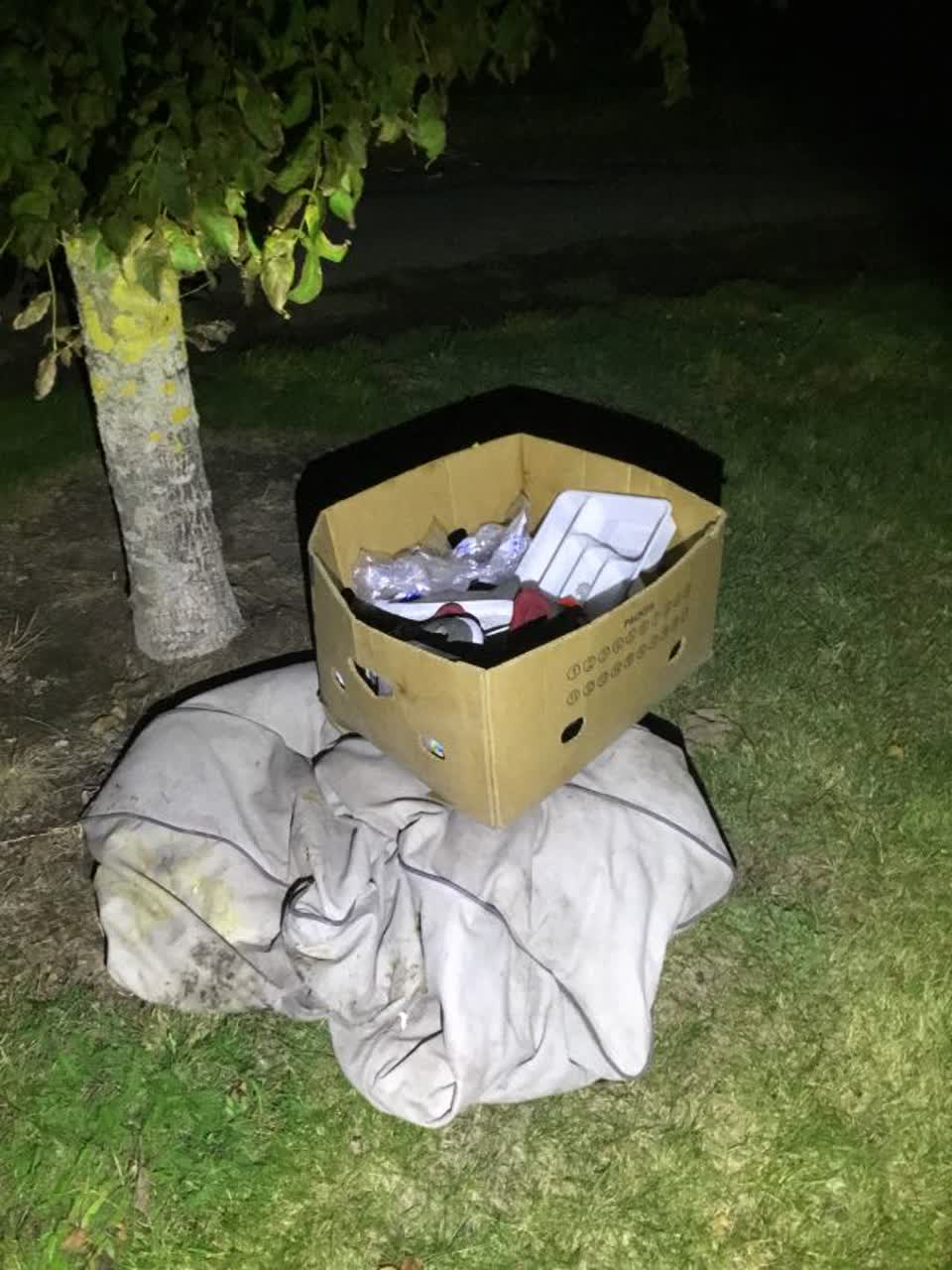 The photograph attached to this rubbish/recycling report