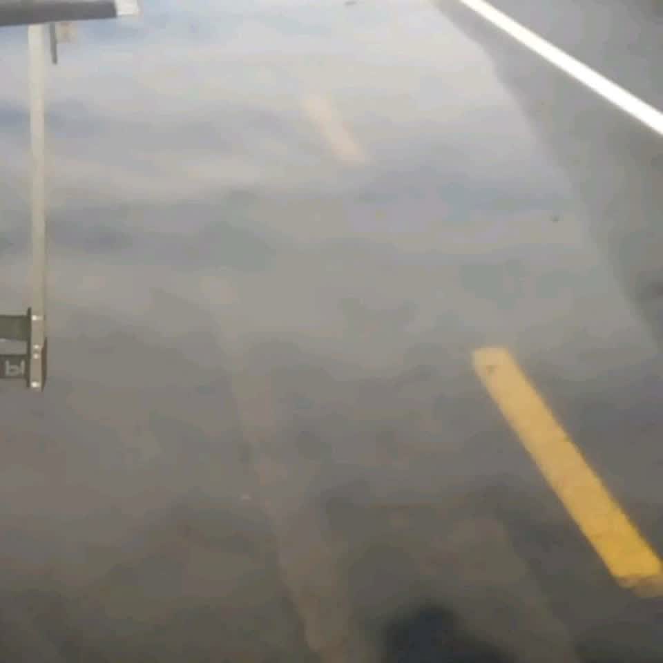 The photograph attached to this flooding report